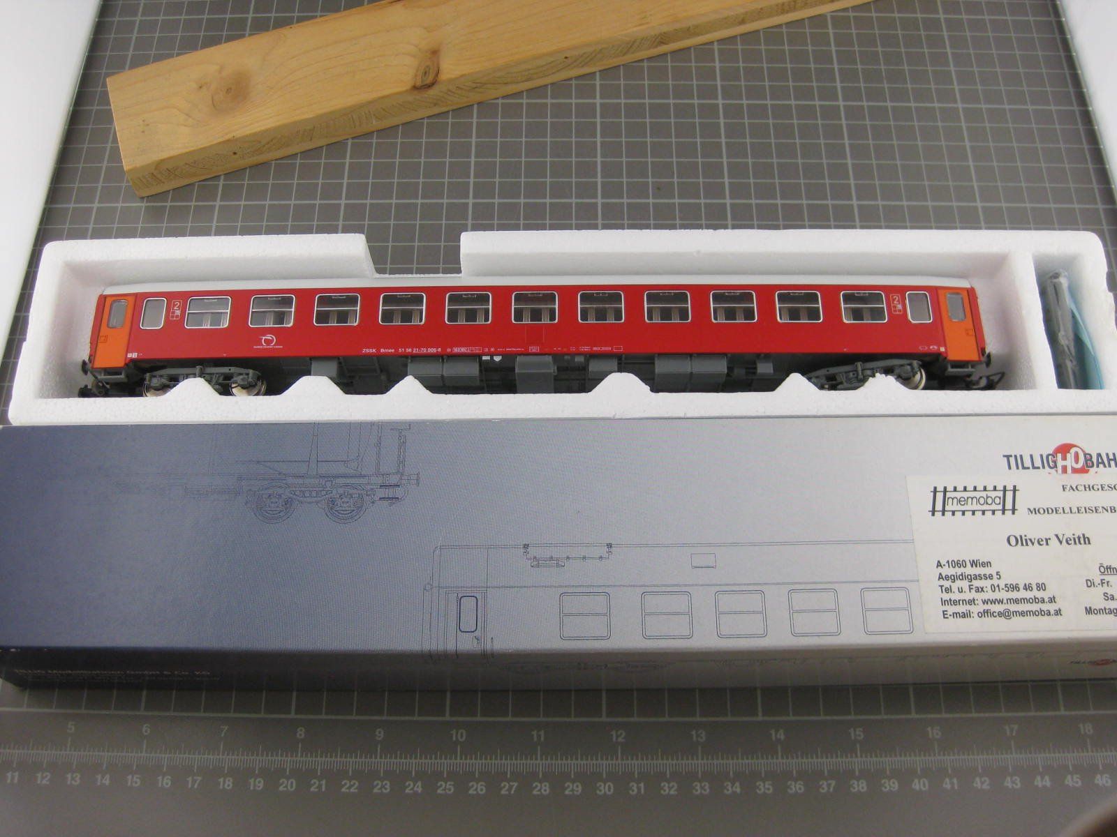 Tillig Modelleisenbahnen: Tillig 501031 ZSSK Bmee 2. Klasse – Gebraucht aus Malters von Marosko 6