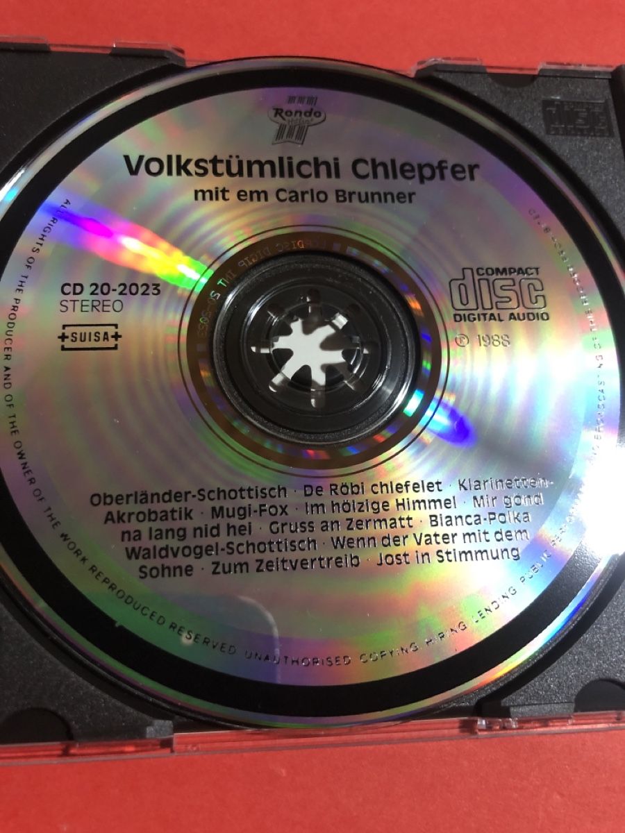 CDs: CD Carlo Brunner - Volksstümlichli Chlepfer – D'occasion à Flaach par rubo7 1