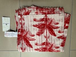 Sciarpa One Step con palme rosse nuova