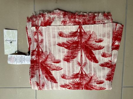 Sciarpa One Step con palme rosse nuova