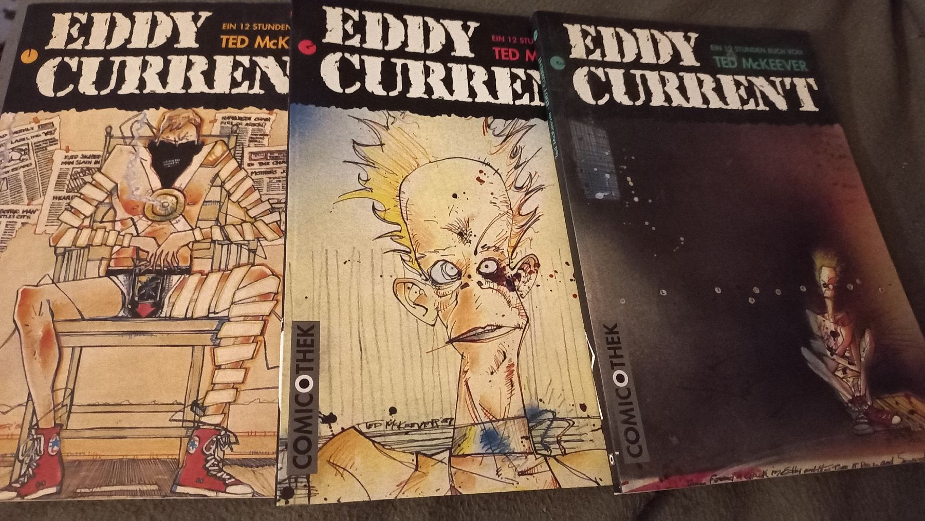 Fumetti: EDDY CURRENT BAND 1-3 Ted Mckeever – Usato da Olten venduto da Donatello1984