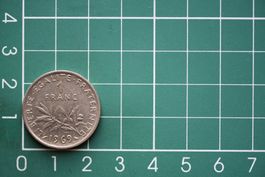 währung francaise 1 franc 1969