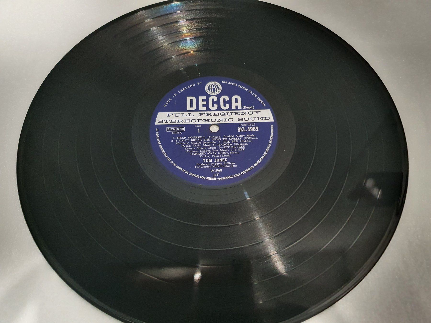 Dischi in vinile: Tom Jones – Help Yourself – Usato da Uster venduto da Vinyl-Leidenschaft 3