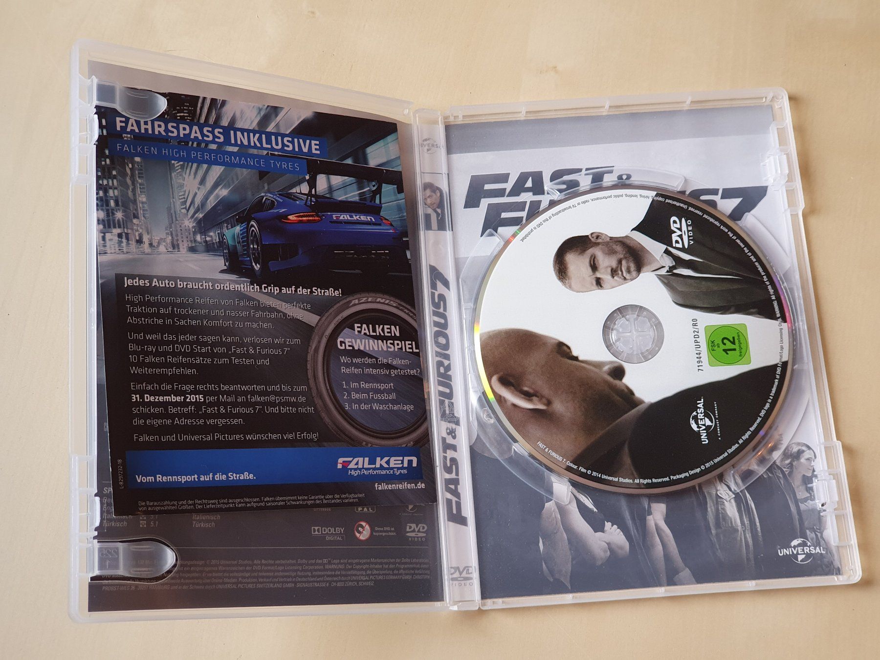Alle DVDs: Fast & Furious 7 – Gebraucht aus Stansstad von collectorsshop 2