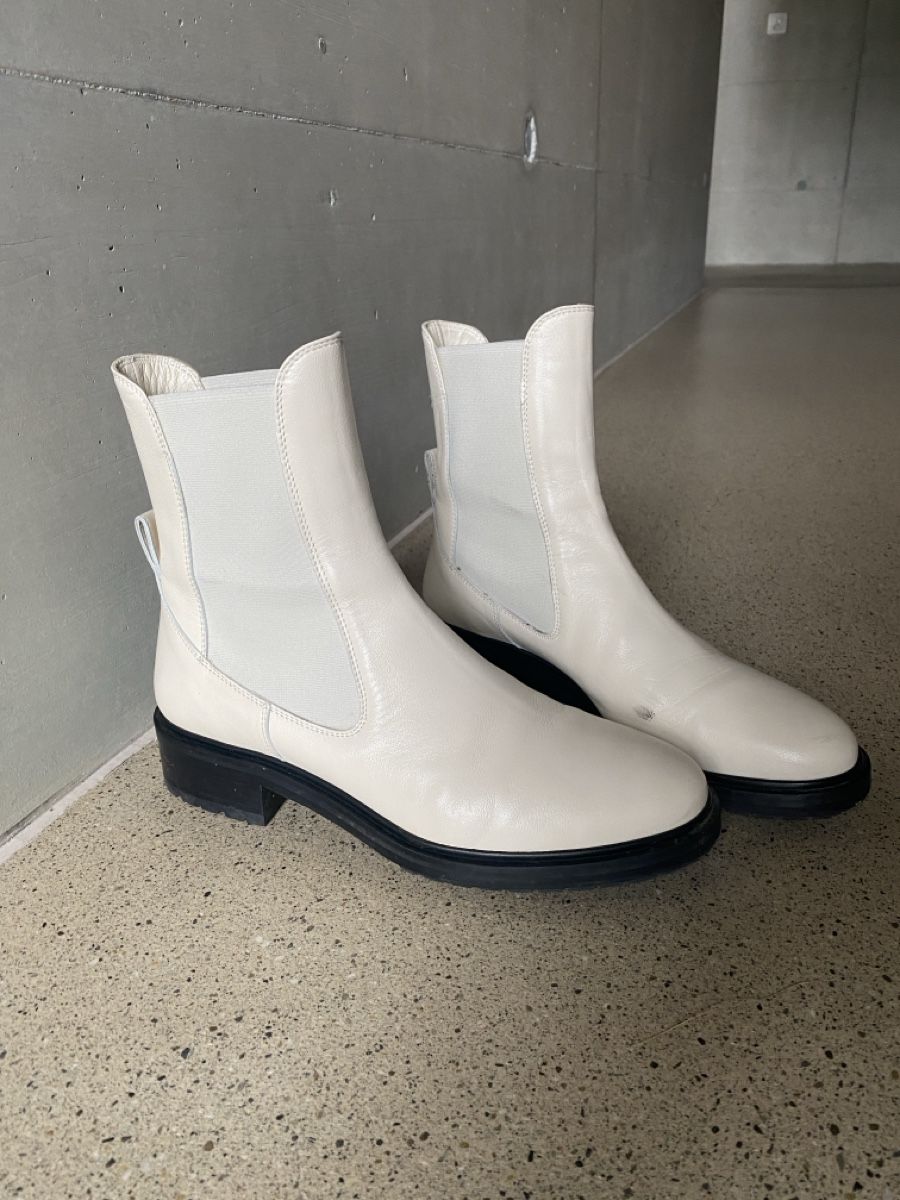 Aeyde Scarpe da donna: Bottes blanches Aeyde 42 – Usato da Les Breuleux venduto da mya393