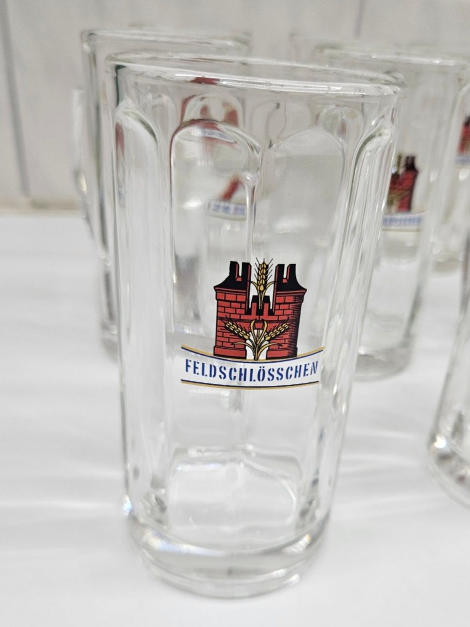 Feldschlösschen Bicchieri: 11x 0.25 Henkelglas Feldschlösschen. – Usato da Teufenthal AG venduto da boebe071 3