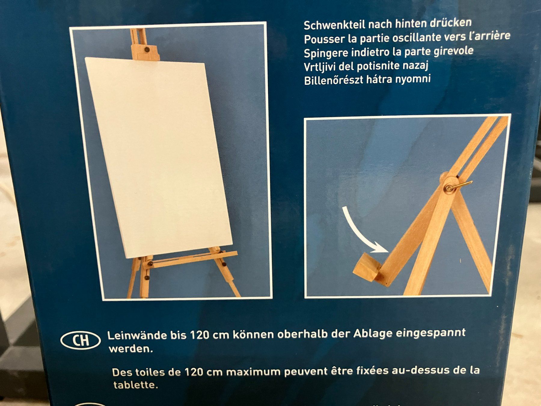 Cavalletti: Staffelei aus Pinien Holz – Nuovo e nell'imballaggio originale da Murg venduto da inf_gy8v 3