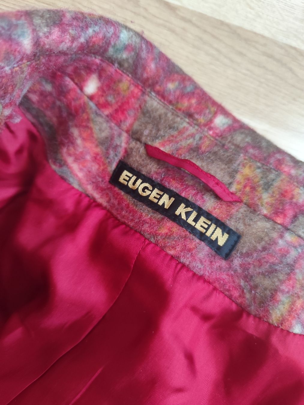 Mäntel: Coat Eugen Klein Paisley Pattern Wool Mix Size – Gebraucht aus Mägenwil von VintageGirly 5