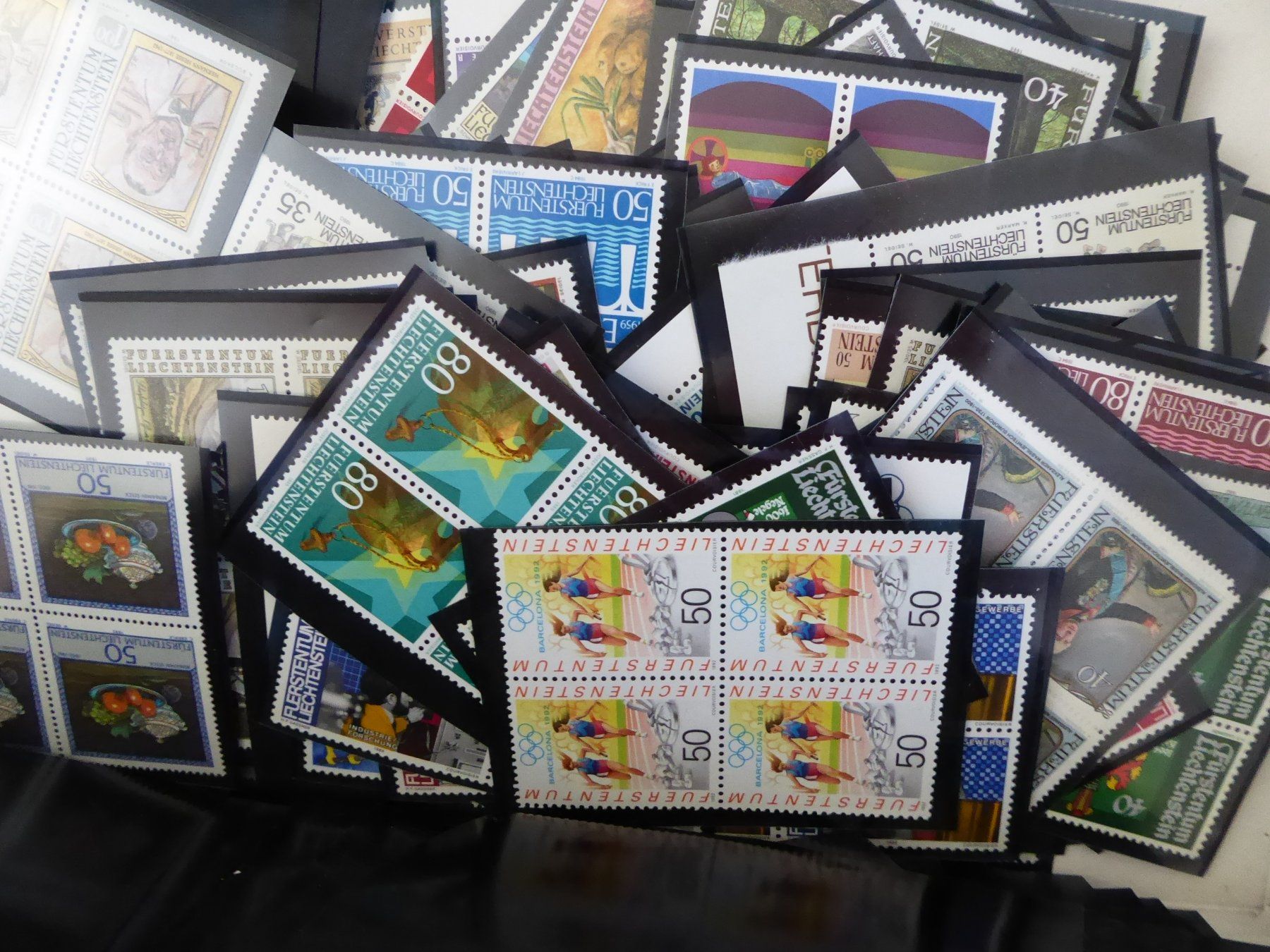 Tous les timbres: Toller Posten 4er Blocks Liechtenstein postfrisch** – D'occasion à Rothrist par swisstools 6