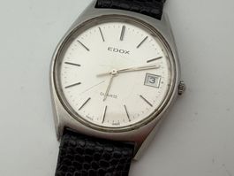 Vintage EDOX Herrenuhr läuft