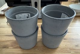 4x IKEA BOYSENBÄR Blumentopf