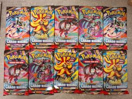 10x Chaos Rising Booster Pack aus (First Partner), ME04