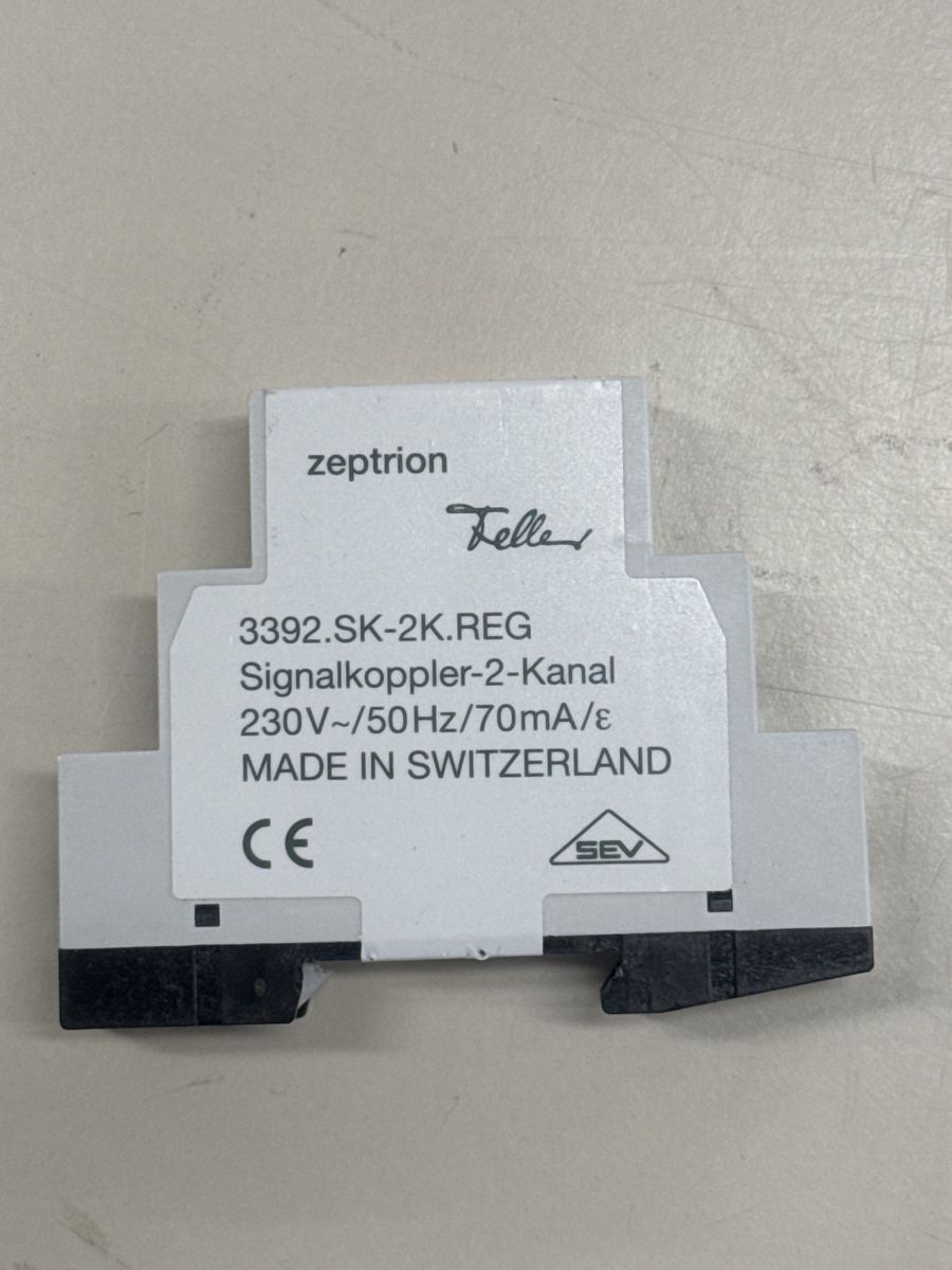 Feller Componenti elettronici: Zeptrion Signalkoppler 3392.SK-2K – Usato da Saas-Grund venduto da Knabberch 2