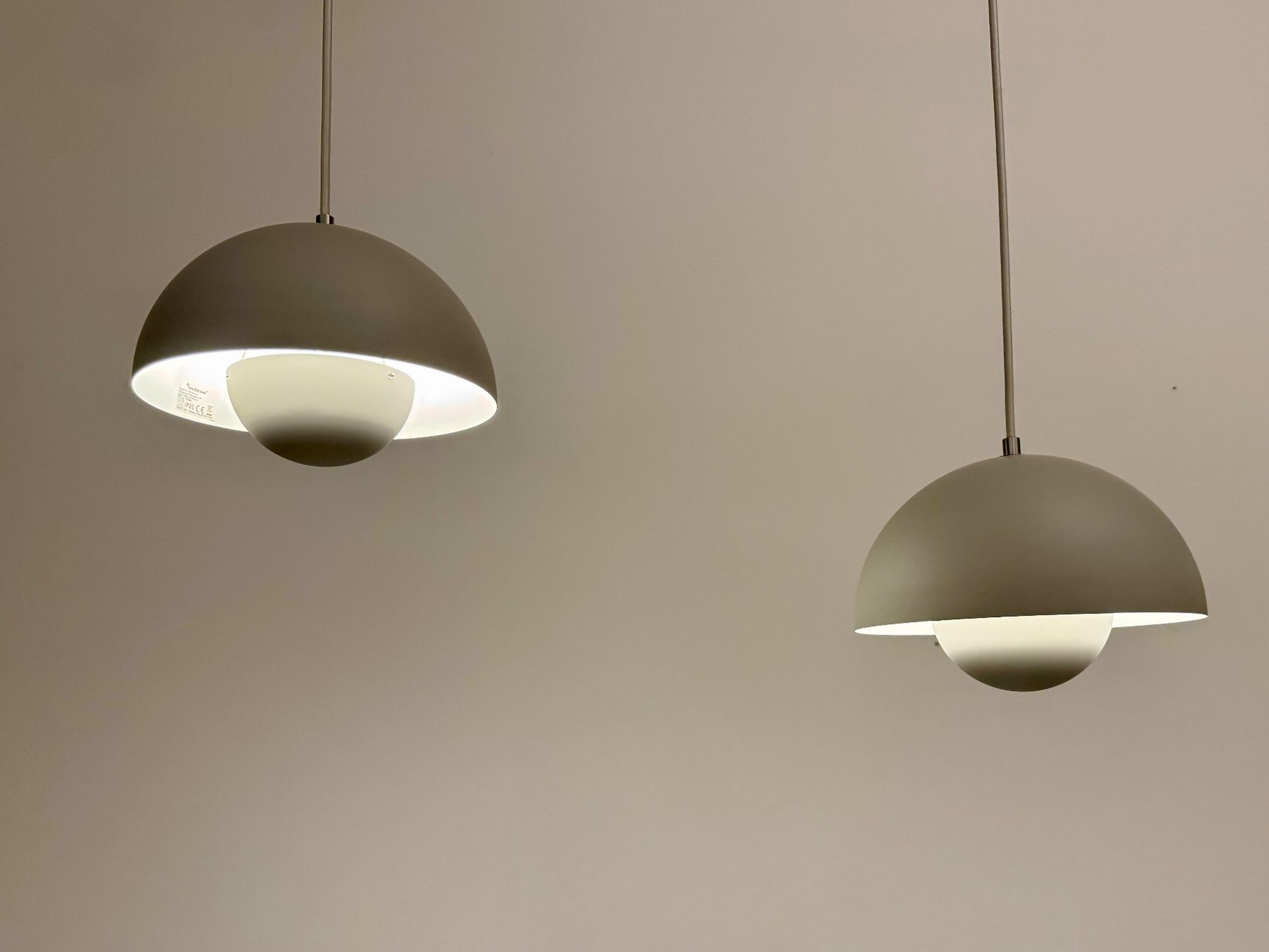 &Tradition Lampadari & plafoniere: 2x Verner Panton FlowerPot lamps – Usato da Bern venduto da jensstr1979