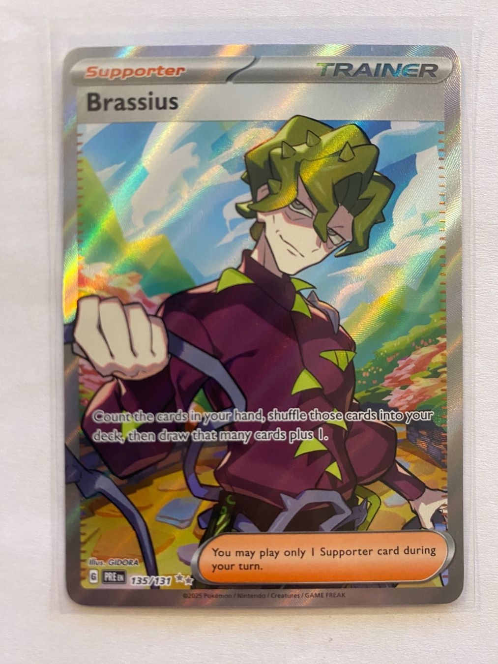Pokémon Cartes à collectionner: Pokemon Brassius 135/131 Prismatic Evolution EN – Neuf (Voir description) à Weingarten-Kalthäusern par McGmavlo