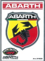 Abarth Aufkleber Sticker Wappe 8x7cm (Art. 21500) Original