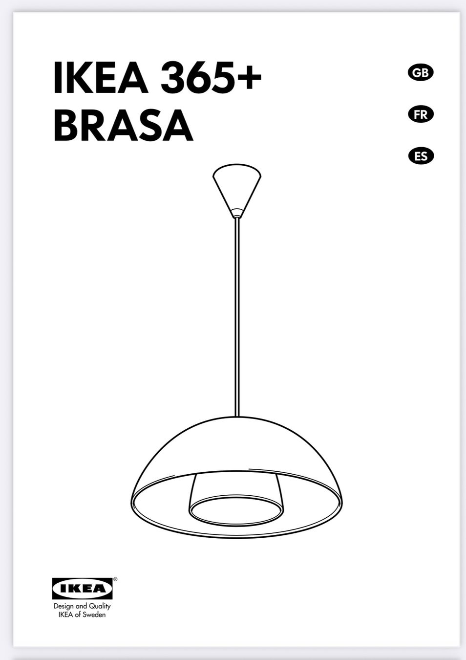 Ikea Lampade: Ikea Brasa Lampe – Usato da Biel/Bienne venduto da Garum 5