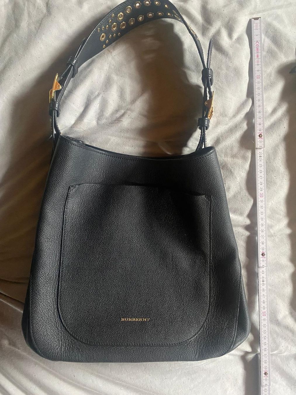 Burberry Taschen für Damen: Burberry Hobo Bag Leder Schwarz – Gebraucht aus Merenschwand von fidu07 1