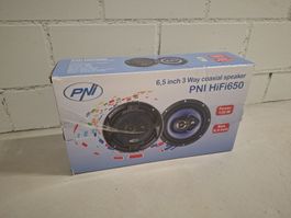PNI HiFi650 3-Way Koaxial-Lautsprecher 6.5 Zoll, 2 Stk, 120W