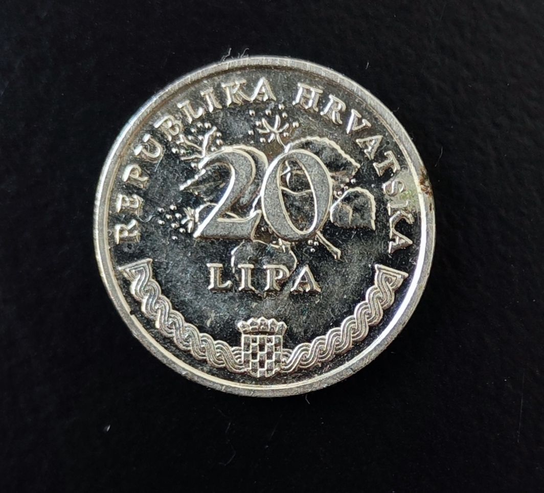 Alle Münzen: 20 Lipa Münze Kroatien 2001 – Gebraucht aus Lenzburg von Dani_Lenzburg