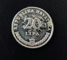 20 Lipa Münze Kroatien 2001