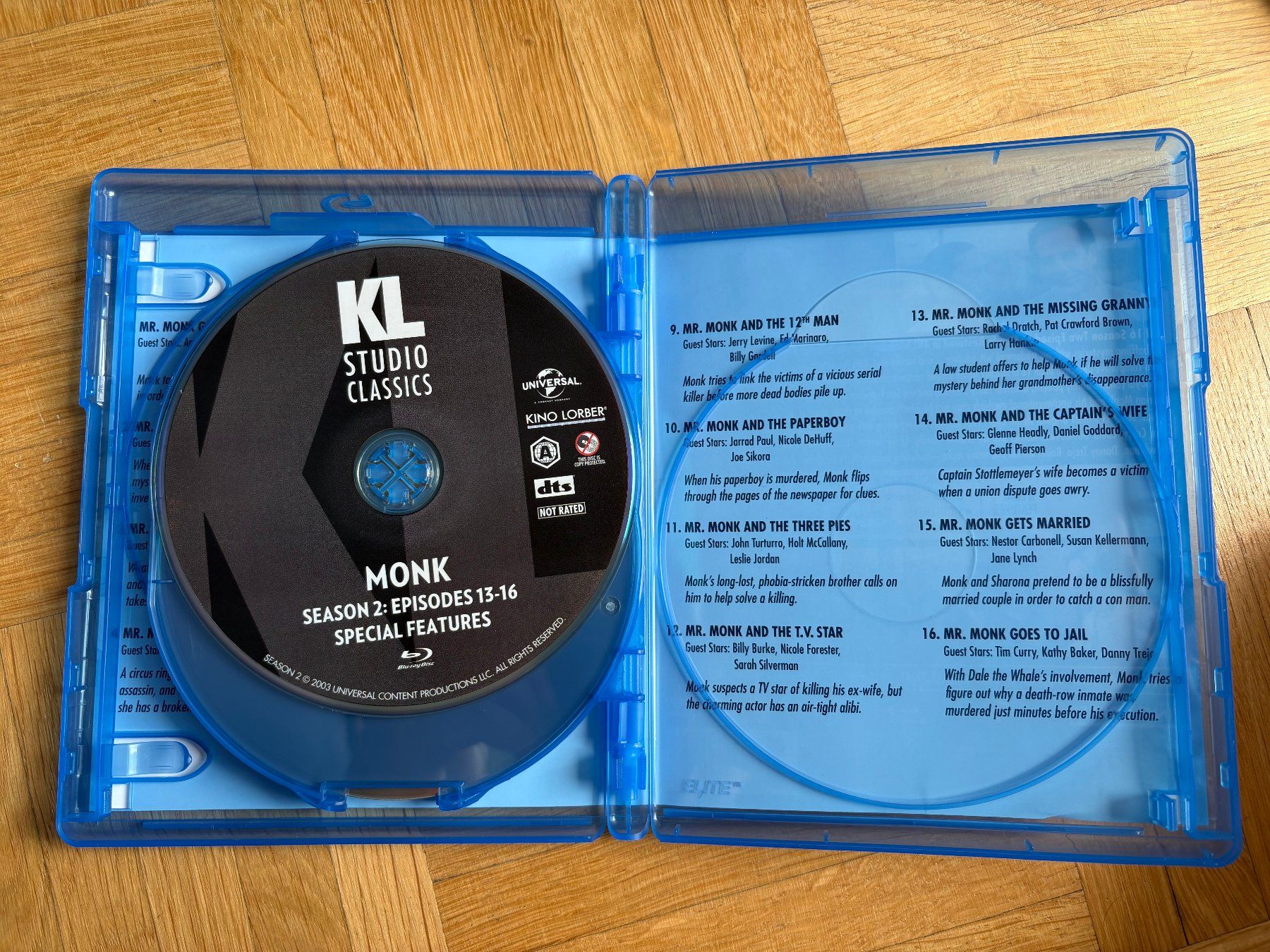 Alle DVDs: Monk - Season Two - Blu-ray – Neu (gemäss Beschreibung) aus Zürich von Malcom 3