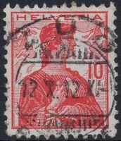 ZUG 12.X.12 - Vollstempel auf Helvetia Brustbild