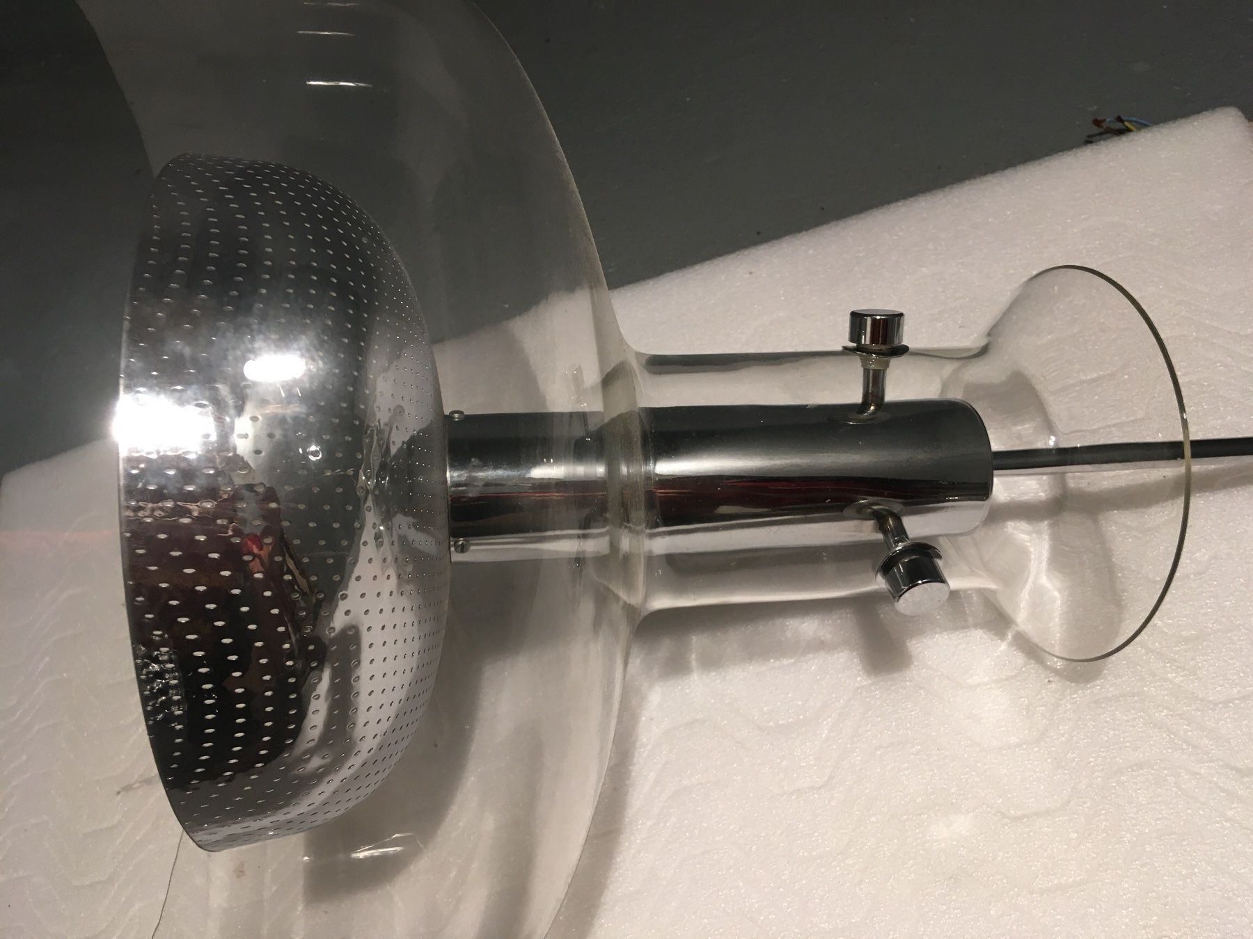 Lampade: Suspension verre chromé Anders Pehrson – Usato da Vernier venduto da Leandro055 4