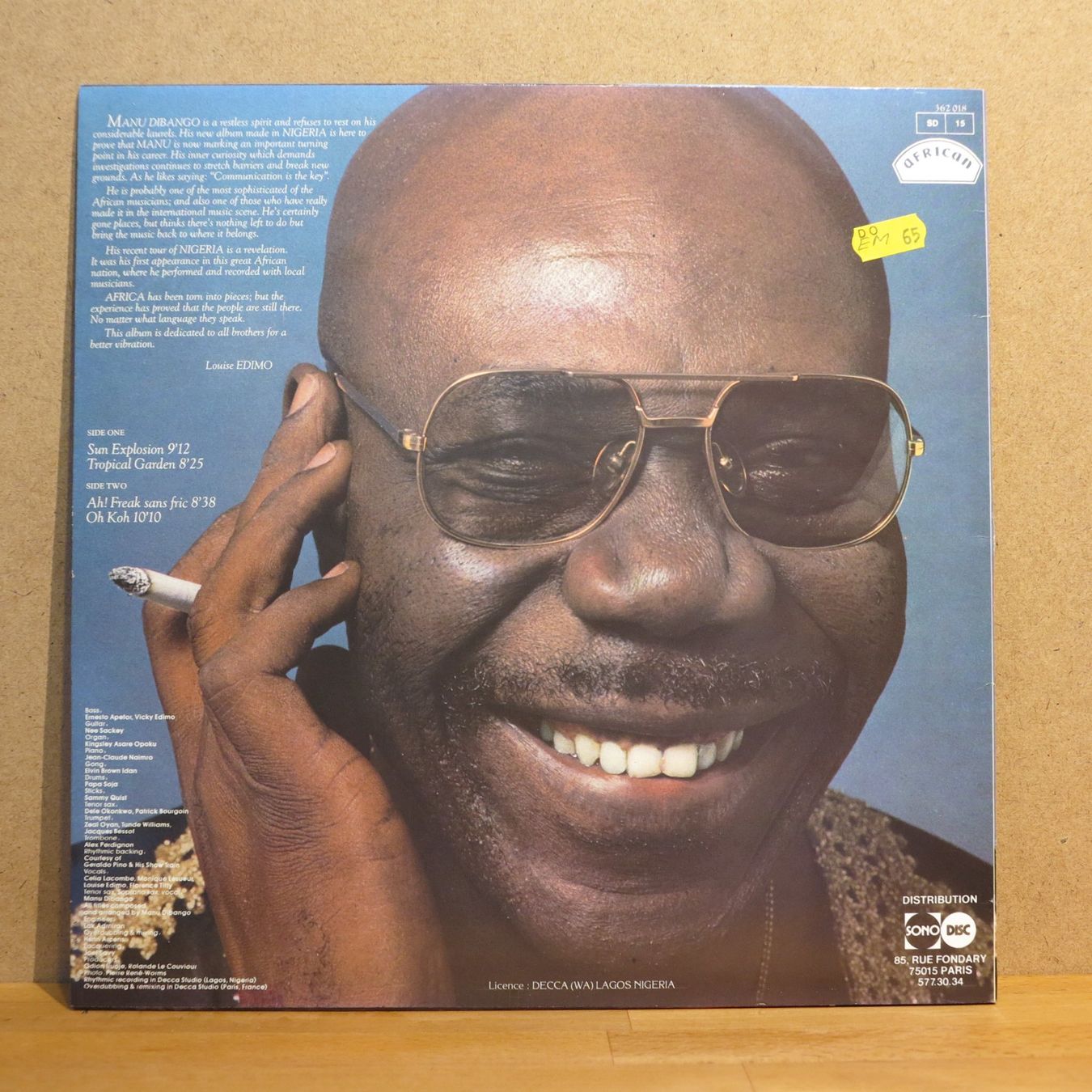 Schallplatten: Manu Dibango - Home Made / LP – Gebraucht aus Zürich von Naim60 1