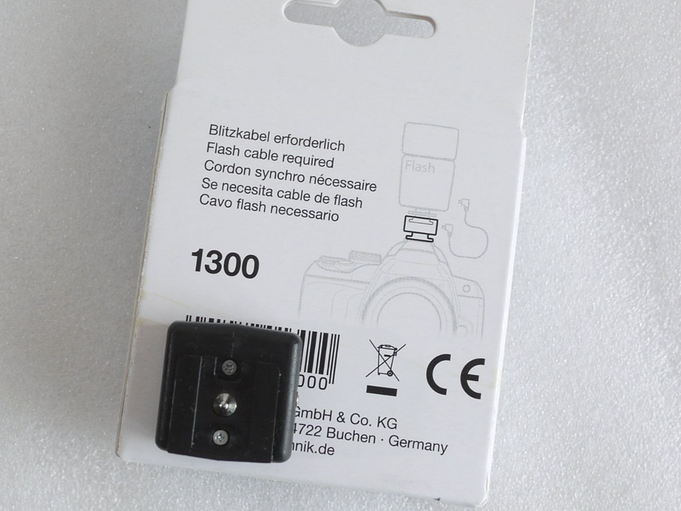 Kaiser Flash: Kaiser Blitzadapter 1300 Flash Adapter Adaptateur. New. – Nuovo e nell'imballaggio originale da Egg b. Zürich venduto da JCB 1