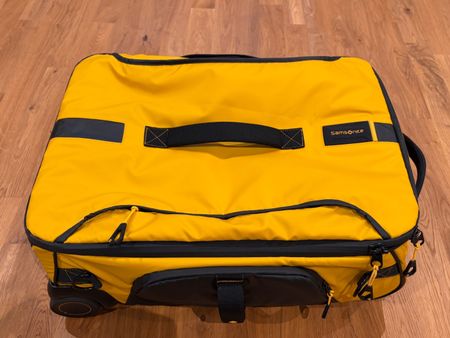 Samsonite Paradiver Light Koffer gelb mit Rollen Top Zustand