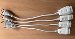 Verlängerungskabel 25cm und 40cm lang (kein Kabelsalat!)