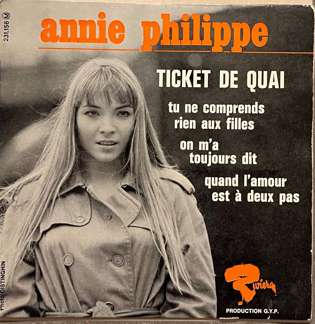 Vinyles: ANNIE PHILIPPE - TICKET DE QUAI – D'occasion à Bussigny par vinyl-pas-cher