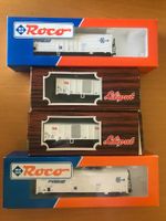 4x Kühlwagen 2x SNCF/2x SBB, 2x Roco/2x Liliput