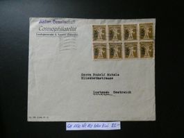 CH 1930 Nr. 180 tolle Achtereinheit auf Brief