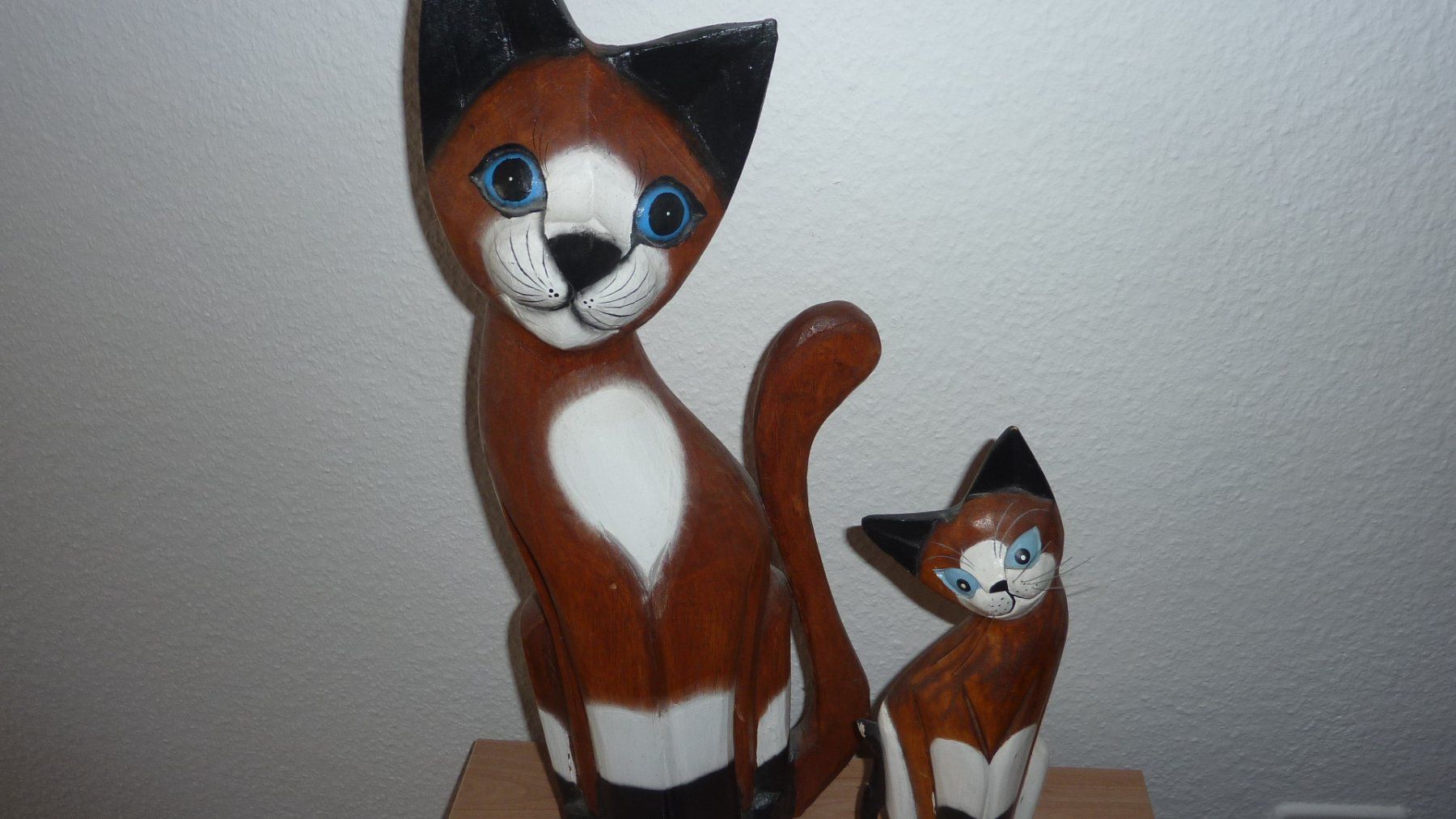Figuren: 2 holz katzen – Neu (gemäss Beschreibung) aus Füllinsdorf von pmarkus 2