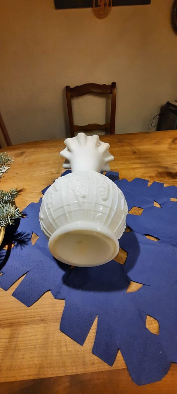 Vasi & Recipienti: Opalin - Vase weiss – Usato da Busswil BE venduto da balu37 4