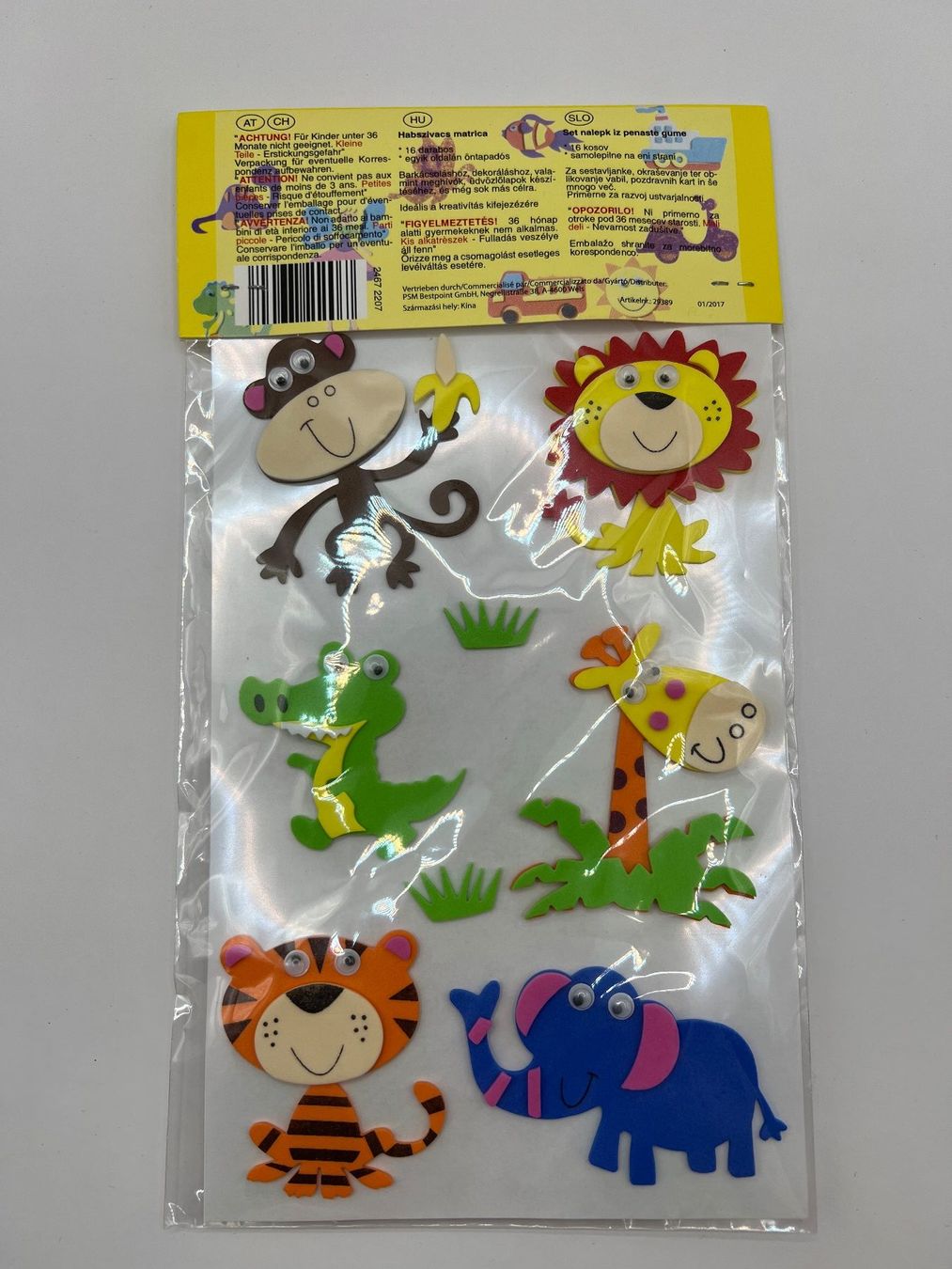 Sticker: 16 Stk. Moosgummi Sticker Aufkleber Kleber – Nuovo e nell'imballaggio originale da Vaduz venduto da NotNeeded