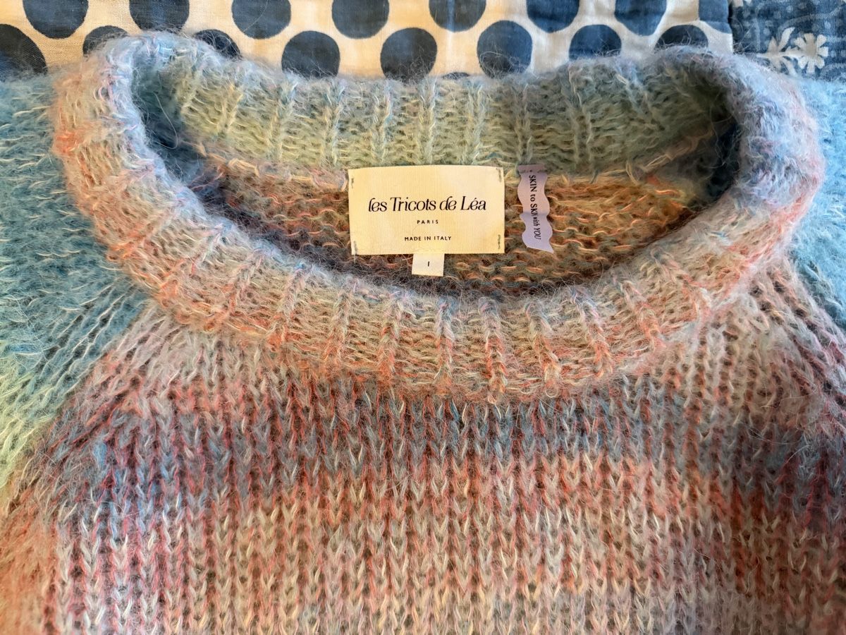 Pullover & Sweatshirts: Wunderschöner Rainbow Mohair Pullover Les tricots de Lea – Neu (gemäss Beschreibung) aus Münchenstein von Ladypink7 2
