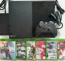 Xbox One Black, 1 Tb, 1 joystick, 6 games