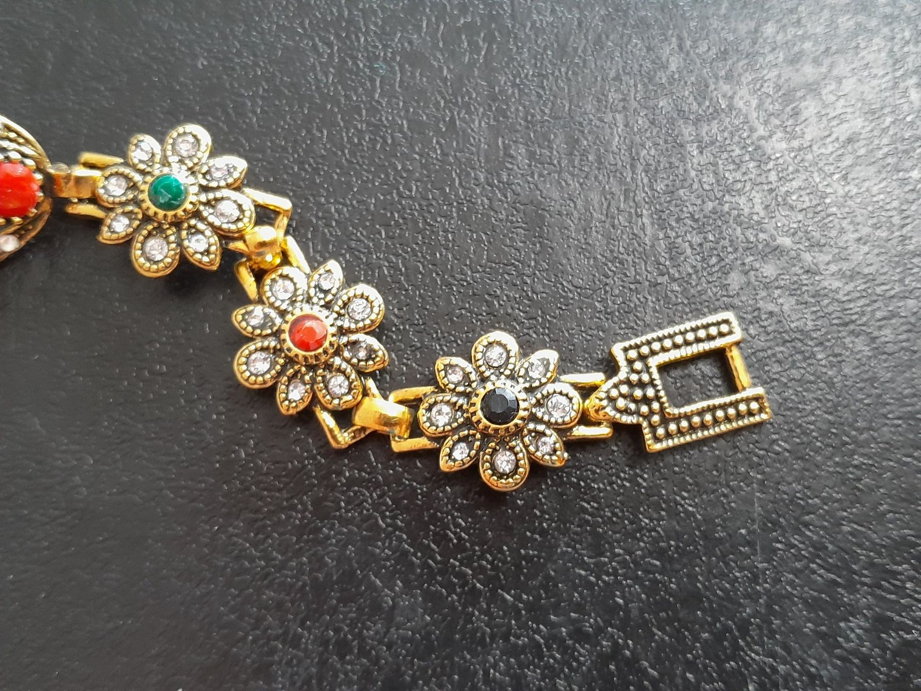 Bracciali & Braccialetti: Blumen Armkette, vergoldet, 19cm – Usato da Aarau venduto da Reto_BA_01 3