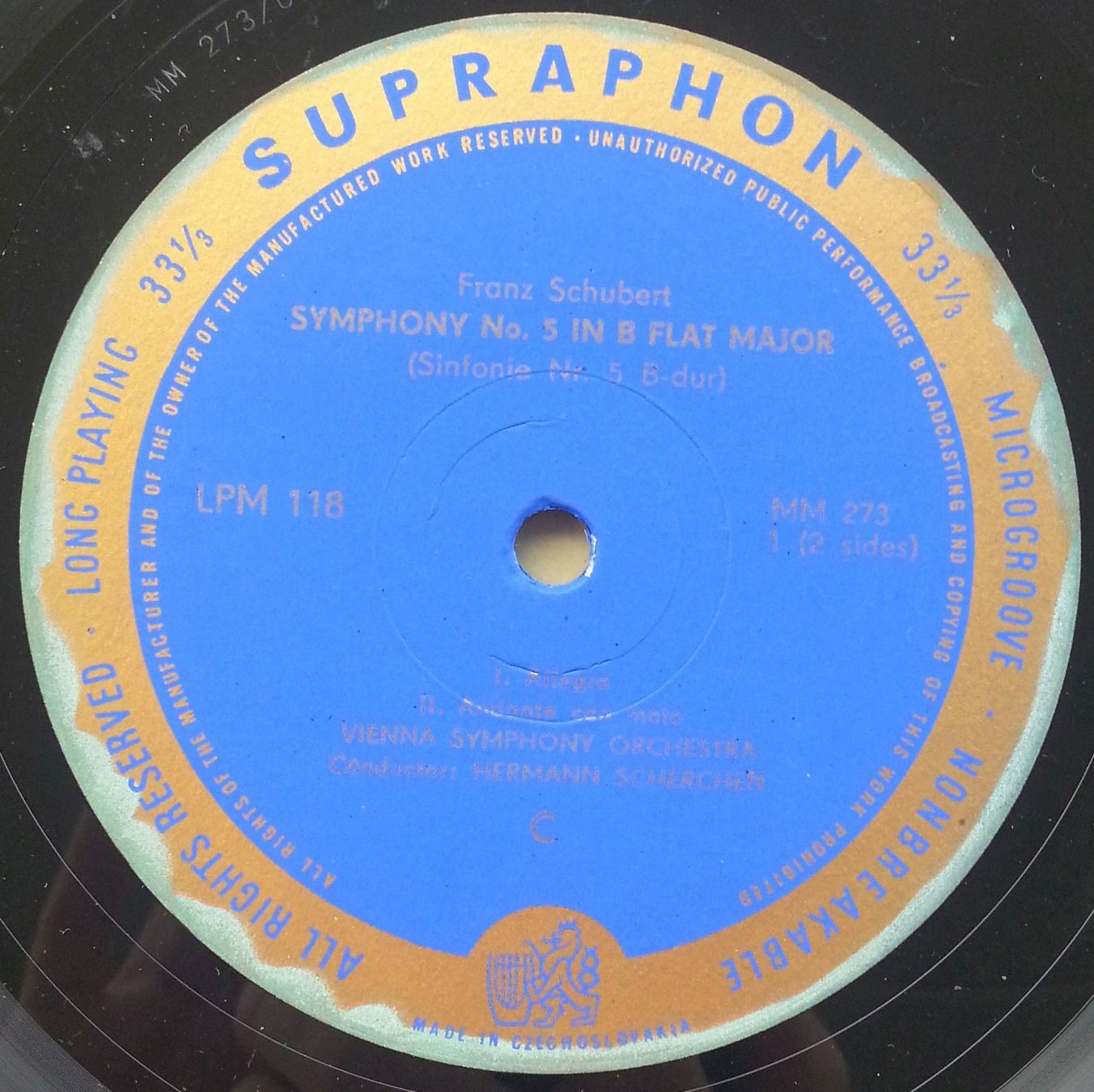 Schallplatten: LP Vinyl: Franz Schubert, um 1955 – Gebraucht aus Oberriet SG von ganesh435 2
