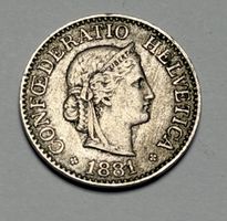 Pièce de monnaie 10 centimes Suisse 1881