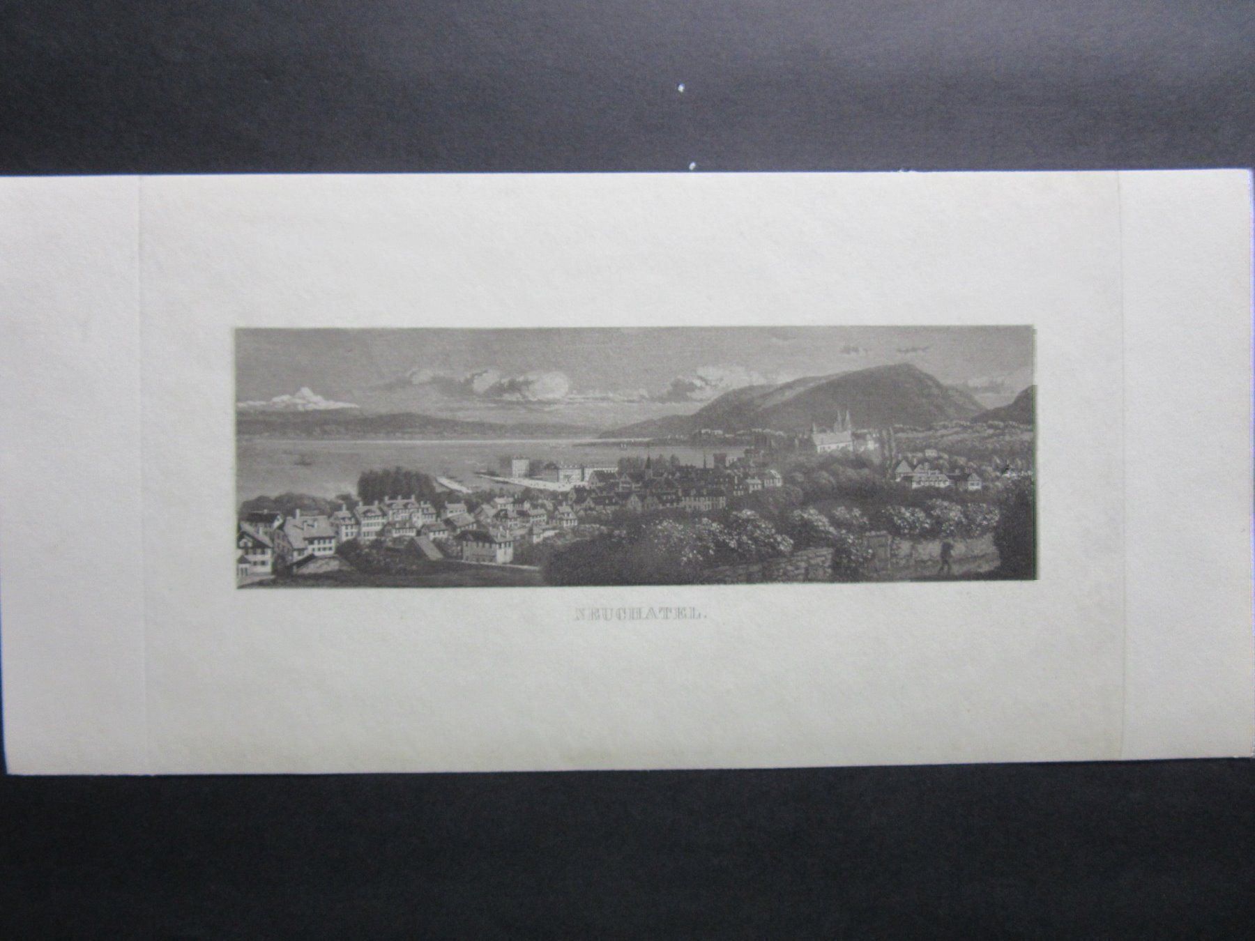 Stiche: NEUENBURG AQUATINTA BLATTGRÖSSE CA. 29X15CM – Gebraucht aus Gersau von grafik-kunst 1
