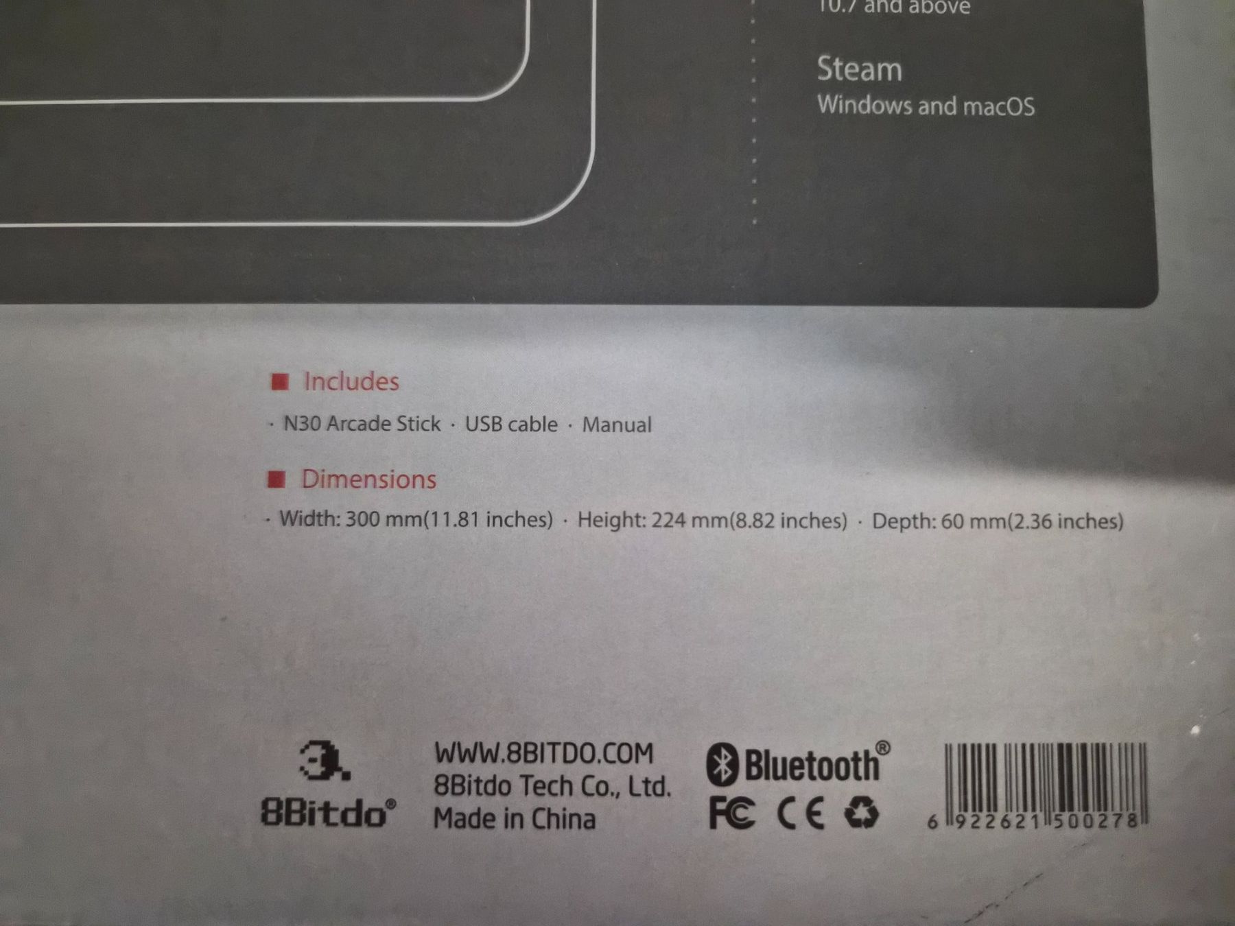 8BitDO Controller: 8Bitdo N30 Arcade Stick Bluetooth NEU nie gebraucht! – Nuovo e nell'imballaggio originale da Zürich venduto da Joselito0 4