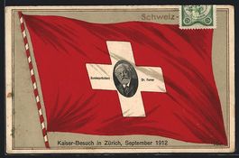 Zürich, Kaiser Besuch 1912, Bundespräs