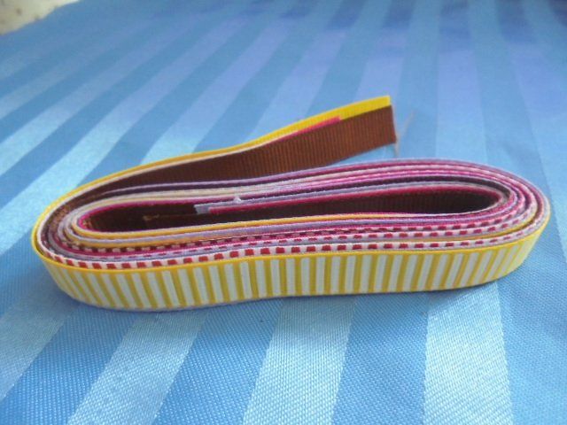 Dekobänder: Grosgrainband 5 Farben, 5 x 90 cm – Neu (gemäss Beschreibung) aus Hinwil von Glasperlen 1