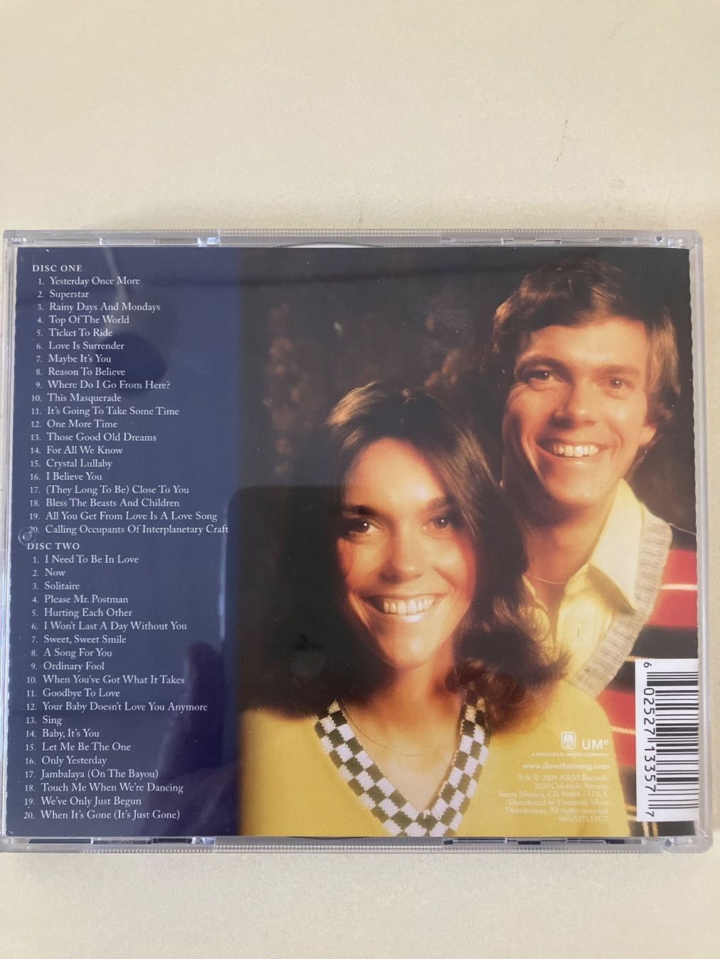 CD: Carpenters - 40/40 Doppel-CD – Usato da Rüti ZH venduto da Ochello 1