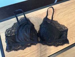 Damen BH mit Spitze schwarz in neu! C85