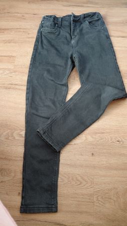 ThermoJeans C&A Skinny gefüttert schwarz Grösse 158 cm